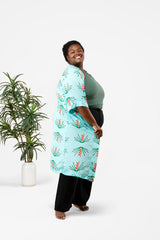 blue womens satin robe