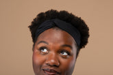 womens black head band for natural hair