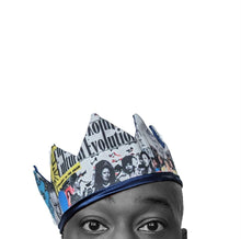 Load image into Gallery viewer, Satin Lined Kings Fabric Crown