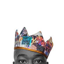 Load image into Gallery viewer, Satin Lined Kings Fabric Crown