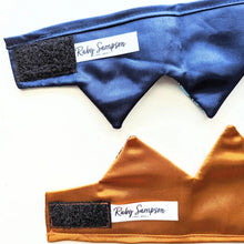 Load image into Gallery viewer, Satin Lined Kings Fabric Crown