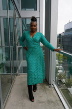 Load image into Gallery viewer, womens floral wrap dress size 8 10 12