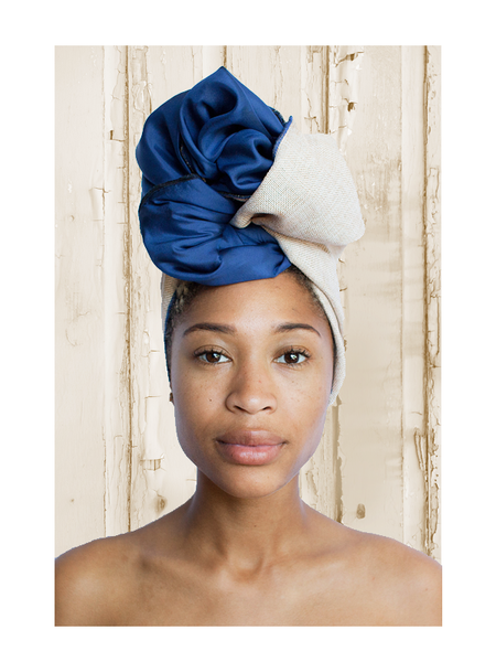 How to Tie the Perfect Head Wrap Top Knot