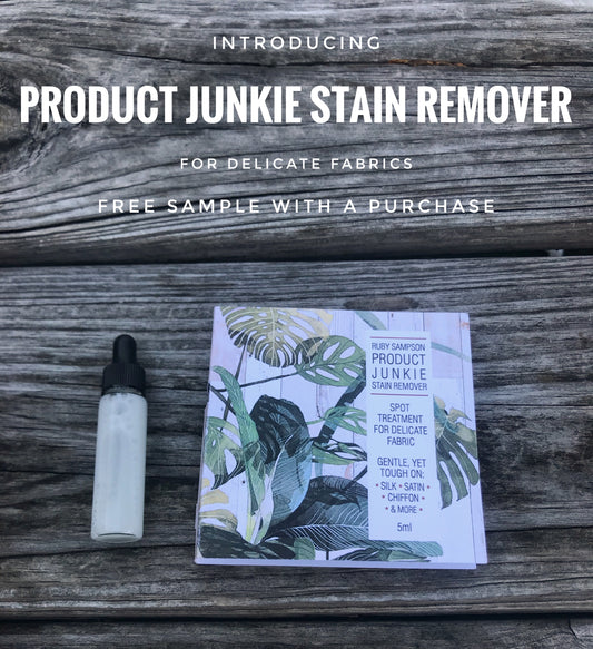 Fabric stain remover satin and silk