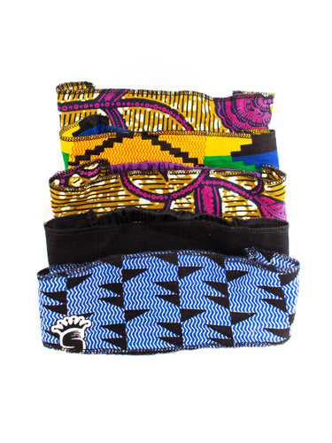 African print infant head bands natural hair