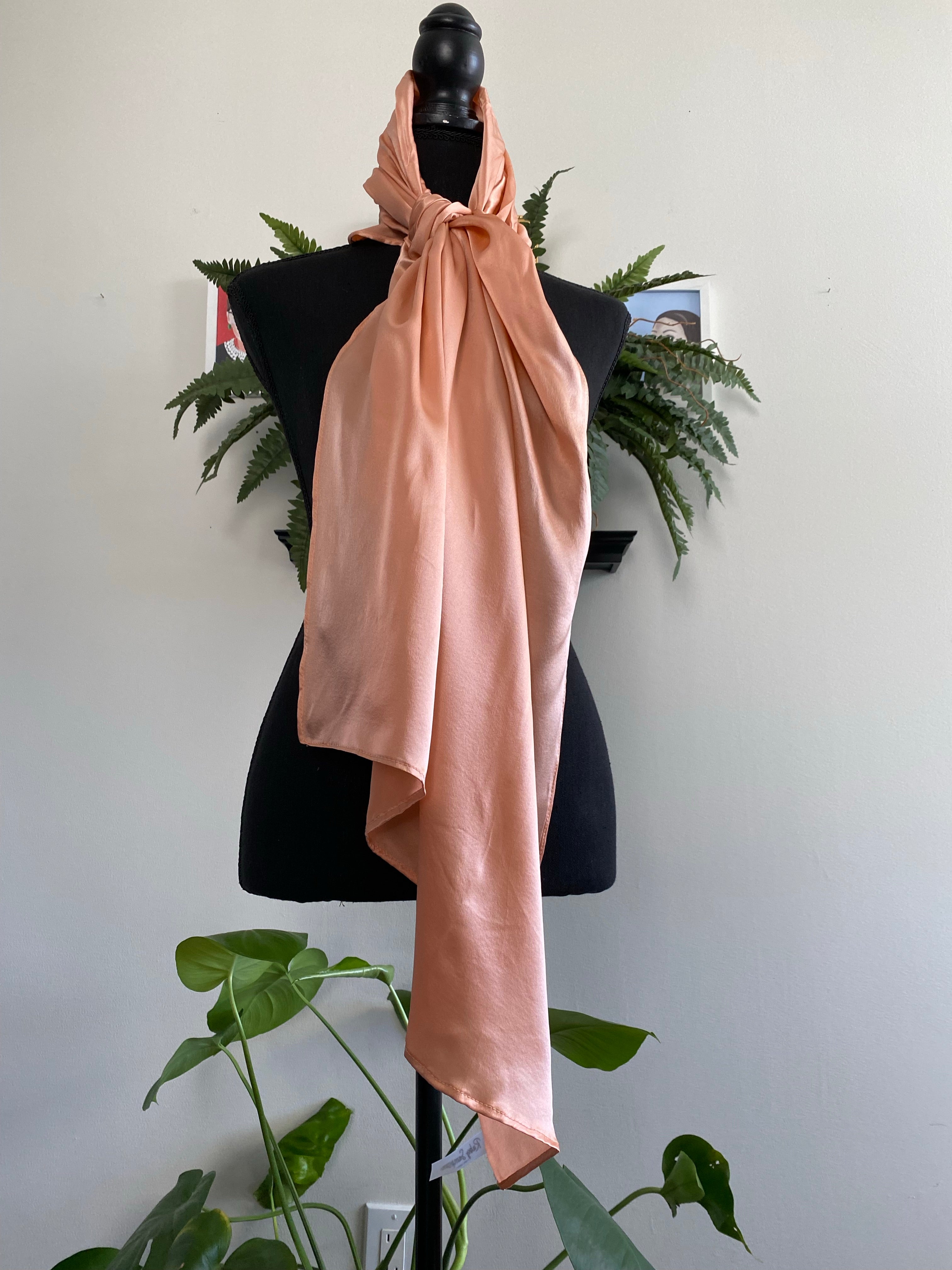 100% Satin Neck Scarf